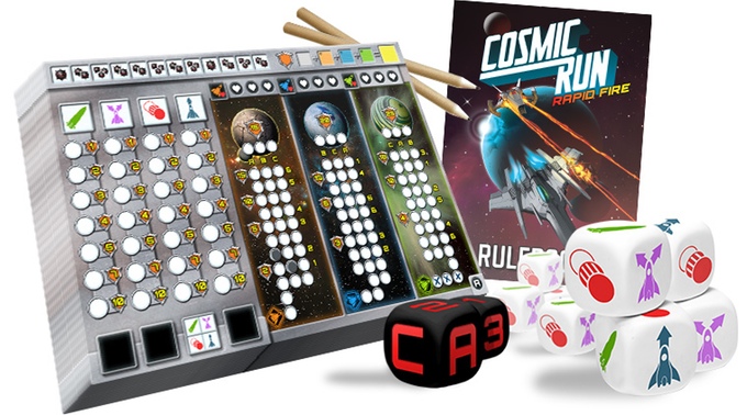 Cosmic Run: Rapid Fire components